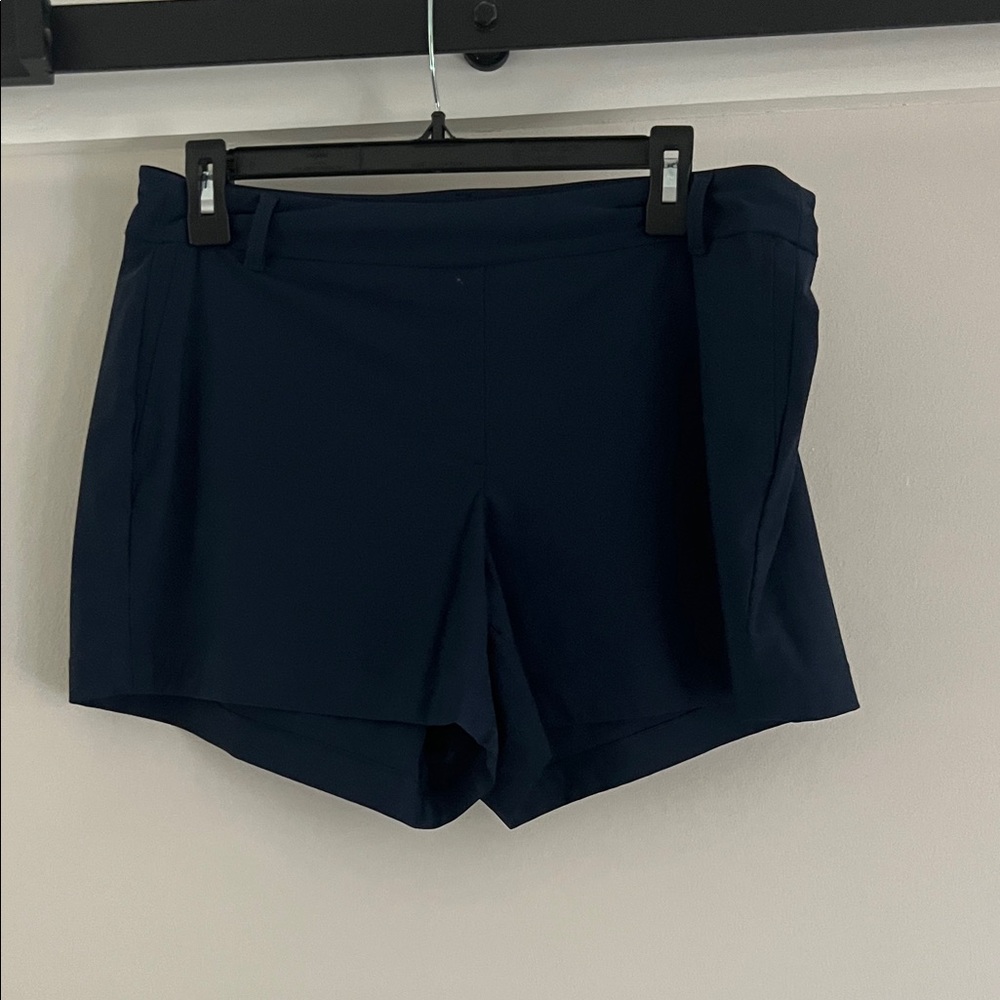 SPANX High Waist Navy Shorts